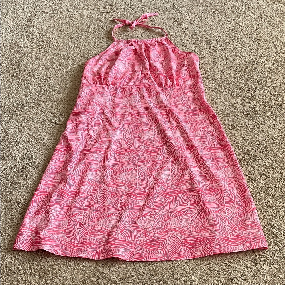 Columbia Pink Halter Summer Dress